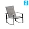Flash Furniture Gray Flex Comfort Material Rocking Chairs, 2PK 2-FV-FSC-2315N-GRY-GG - alternate 3